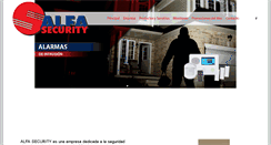 Desktop Screenshot of alfasecurity.com